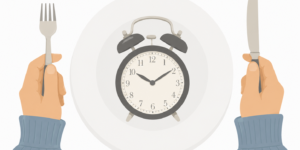 Time for dinner vector